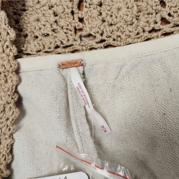 NWTS FREE PEOPLE EMBELLISHED HARLEM PANTS (M) - Picture 7 of 10